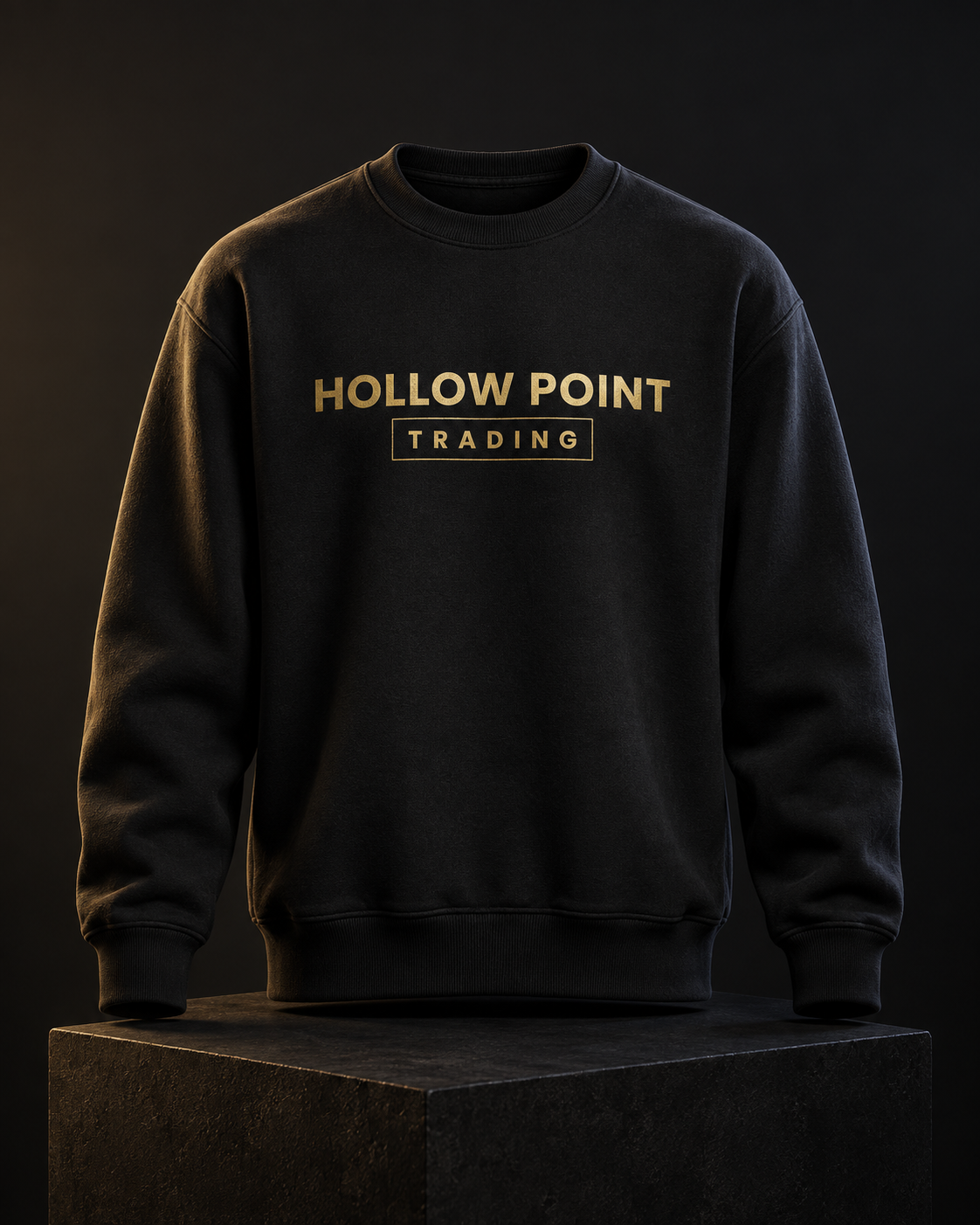 Original black HPT Night Session heavyweight crewneck mockup